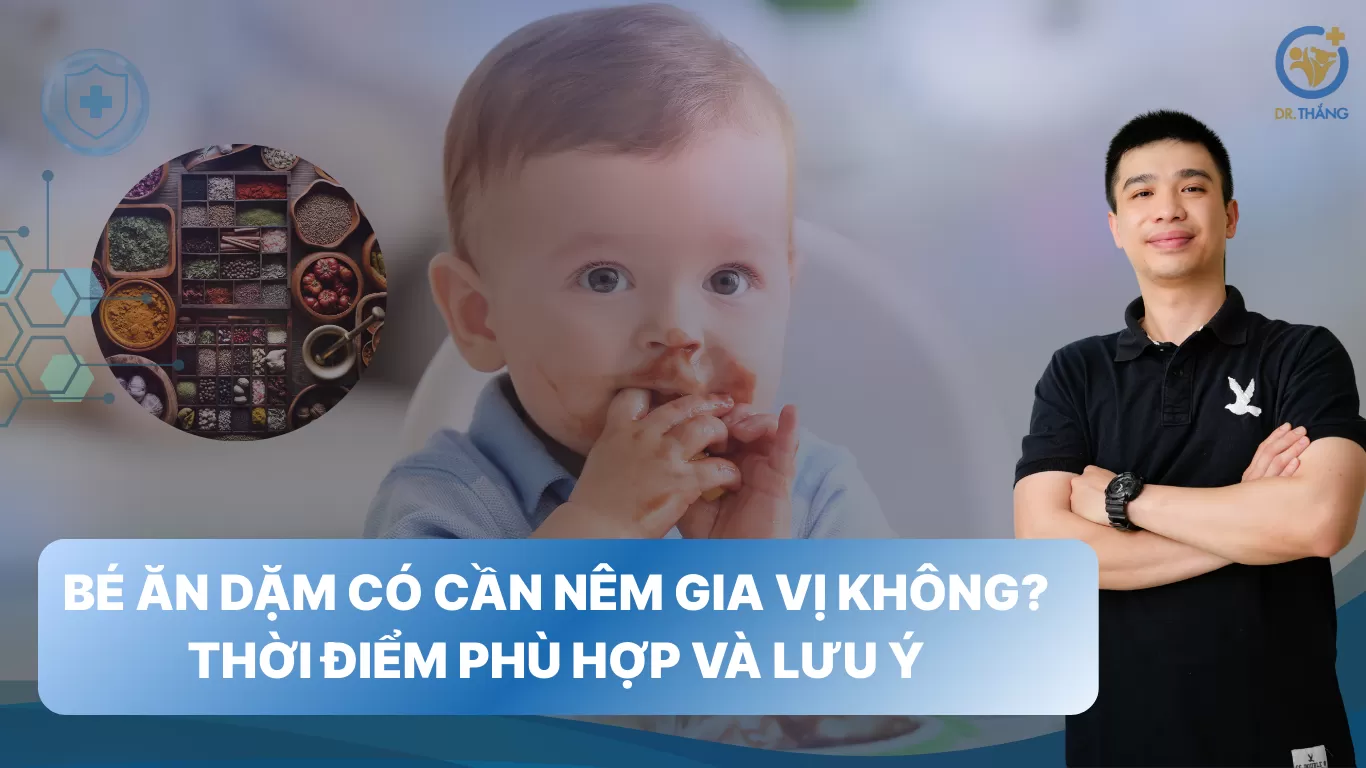 Bé ăn dặm có cần nêm gia vị không? Thời điểm phù hợp và lưu ý