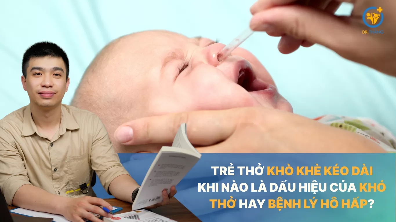 Trẻ thở khò khè kéo dài: Khi nào là dấu hiệu của khó thở hay bệnh lý hô hấp?