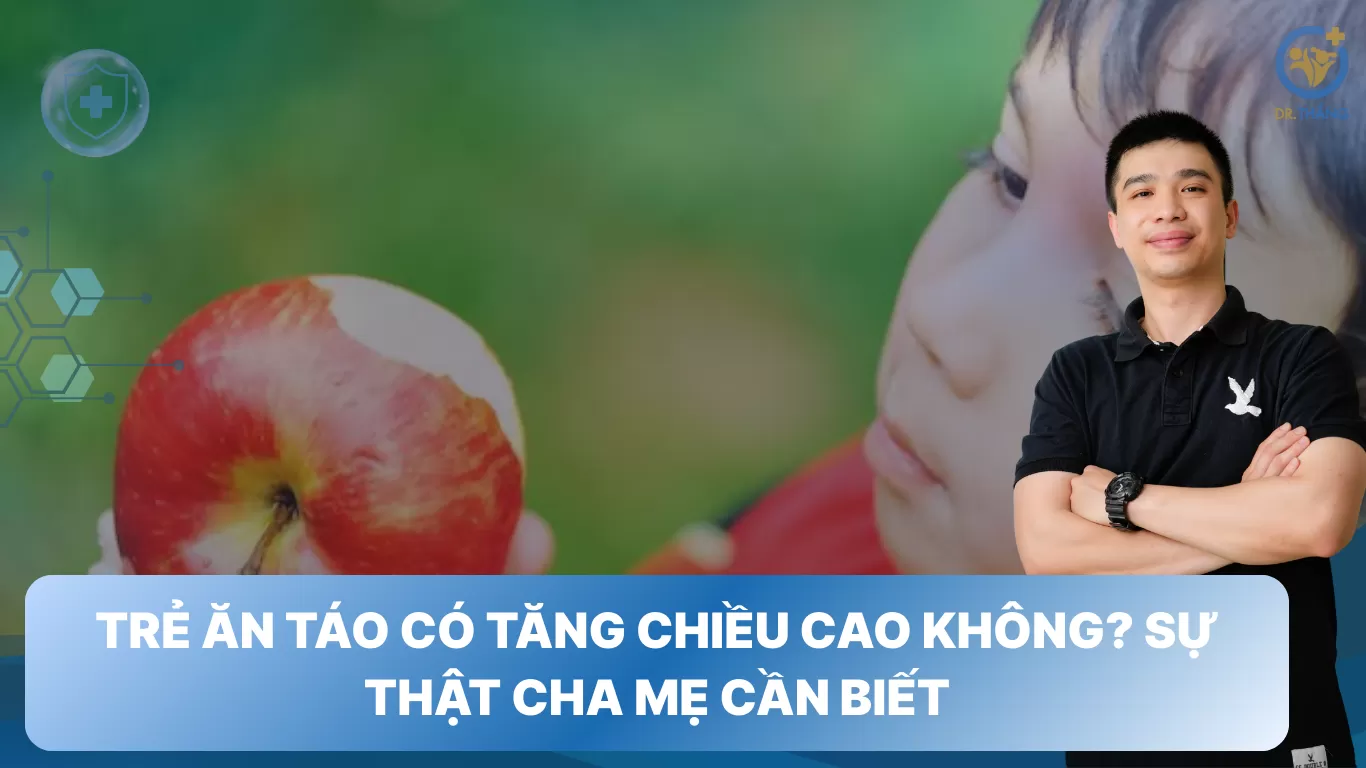 Trẻ ăn táo có tăng chiều cao không? Sự thật cha mẹ cần biết