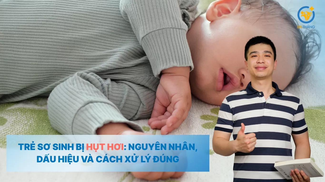 Trẻ sơ sinh bị hụt hơi: Nguyên nhân, dấu hiệu và cách xử lý đúng